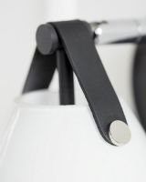 Nordlux Strap 15 - Opal/Sort m/ sort rem Nordlux Strap 15 - Opal/Sort m/ sort rem