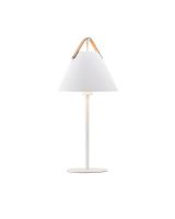 Nordlux Strap Bordlampe - Hvid m/ brun rem Nordlux Strap Bordlampe - Hvid m/ brun rem