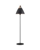 Nordlux Strap Gulvlampe - Sort m/ brun rem