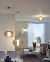 Eglo Stellato 1 Pendel Ø40 - Opal/ahorn Eglo Stellato 1 Pendel Ø40 - Opal/ahorn