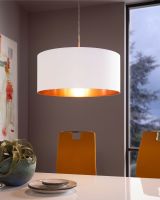 Eglo Pasteri Pendel Ø53 - Hvid/kobber Eglo Pasteri Pendel Ø53 - Hvid/kobber