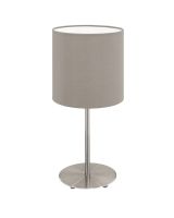 Eglo Pasteri Bordlampe 40cm - Taupe Eglo Pasteri Bordlampe 40cm - Taupe
