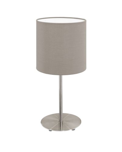Eglo Pasteri Bordlampe 40cm - Taupe Eglo Pasteri Bordlampe 40cm - Taupe