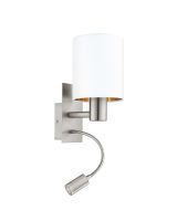 Eglo Pasteri Væg 2L - Hvid/Kobber Eglo Pasteri Væg 2L - Hvid/Kobber