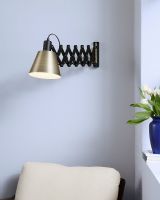 Halo Design Vintage Væglampe - Messing/Sort Halo Design Vintage Væglampe - Messing/Sort