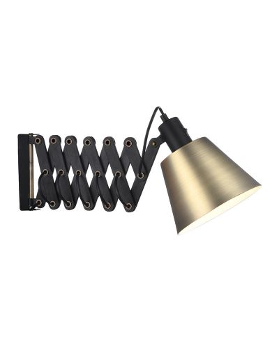 Halo Design Vintage Væglampe - Messing/Sort Halo Design Vintage Væglampe - Messing/Sort