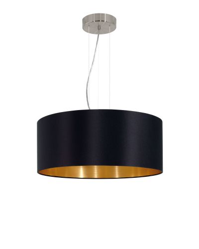 Eglo Maserlo Pendel Ø53 - Sort/Guld Eglo Maserlo Pendel Ø53 - Sort/Guld